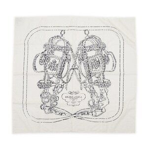 HERMES Black Scarf